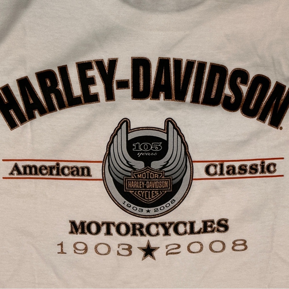 Harley-Davidson 105th Anniversary Graphic Tee – Size Large – NWT